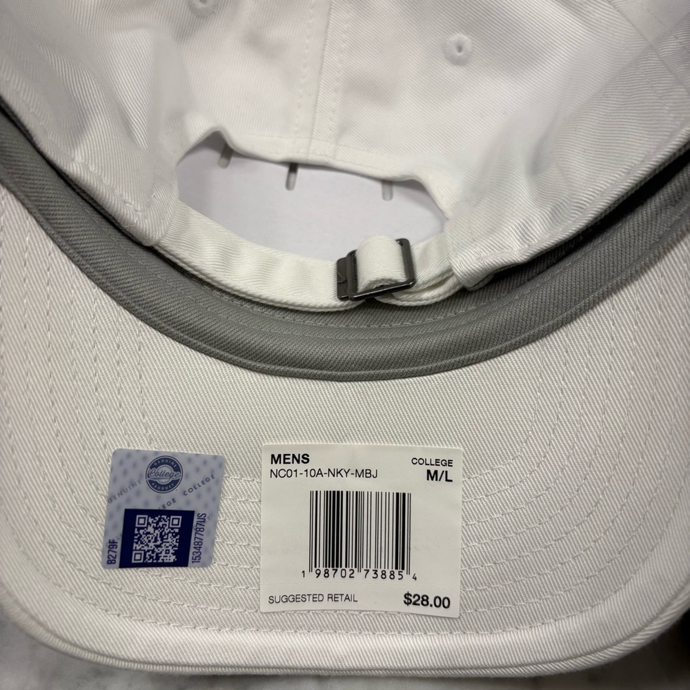 Kentucky Wildcats Nike On-Field Official NCAA Game Day Adjustable White Dad Hat - Picture 4 of 4
